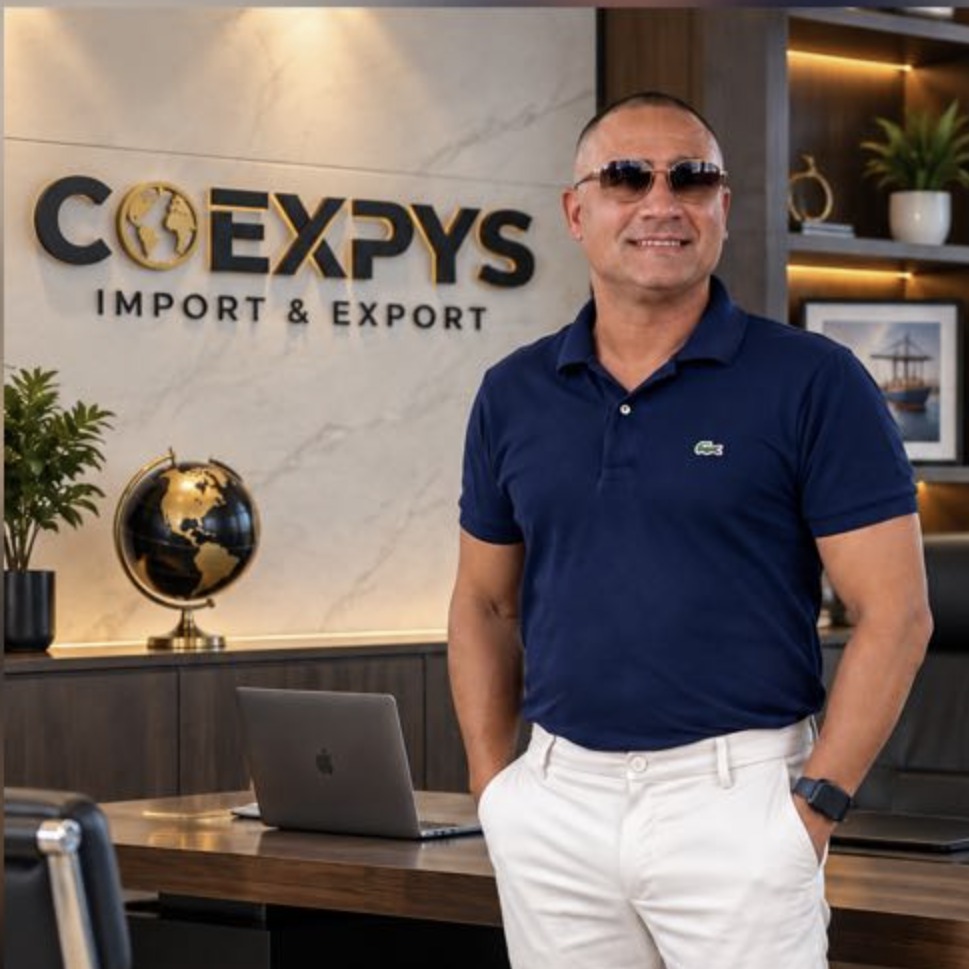 CoExpys office with the company Import & Export sign